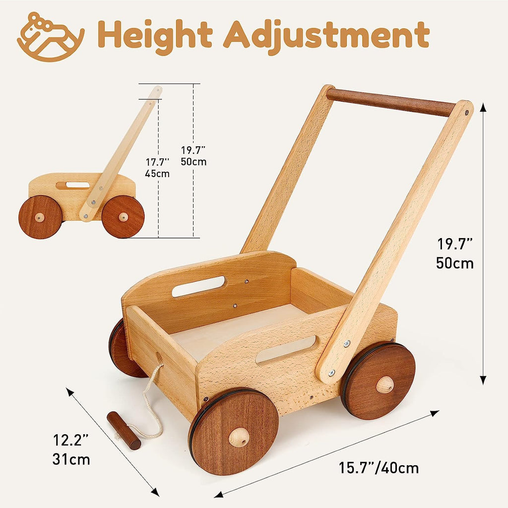 Push walker wooden on sale